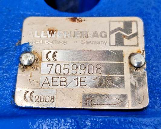 Allweiler AG AEB 1E 100 Progressive cavity single screw pump - Pressure tested