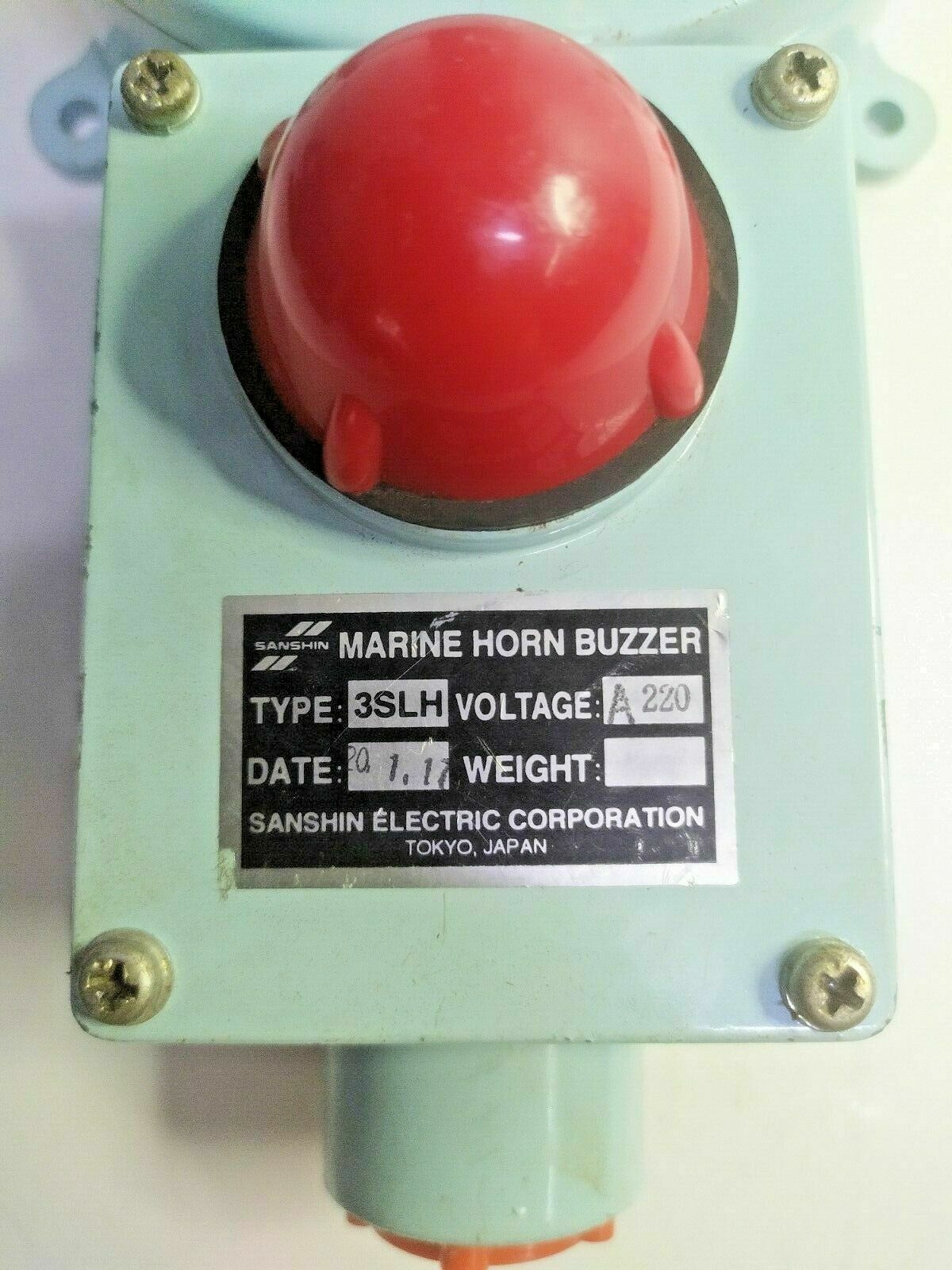 Sanshin Electric 3SLH Marine horn Buzzer