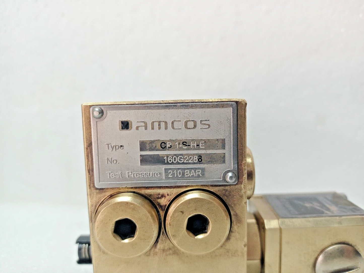 Damcos CB1-S-H-E Control block P/N: 160G2288 with DPI 160B4171 - NEW