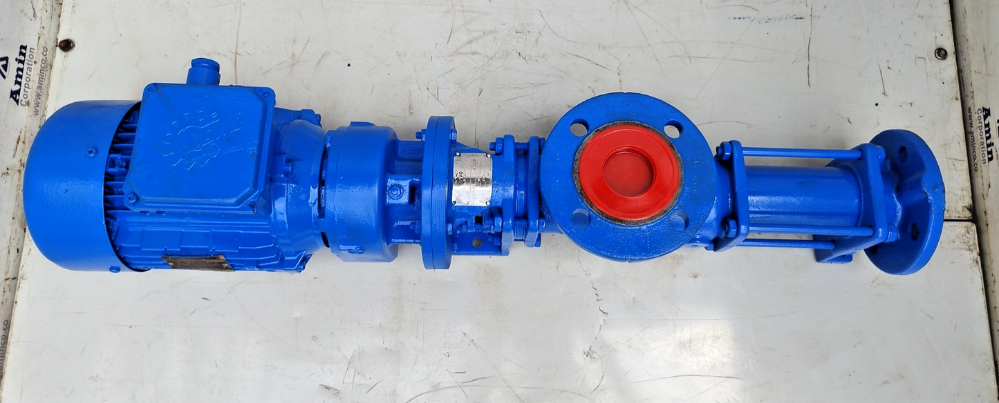 RWO Bremen Type: AEP 4 Single screw pump sludge pump complete - Pressure Tested