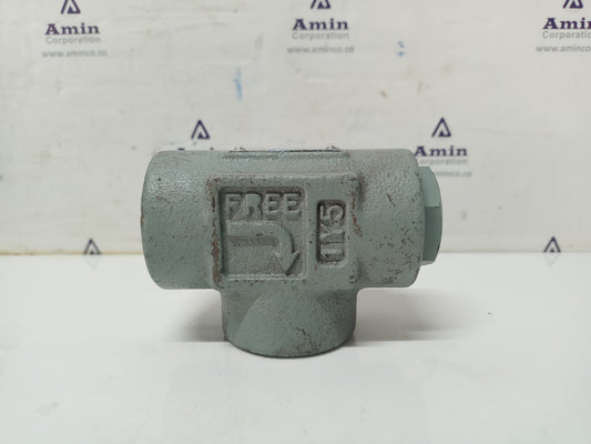 Yuken CRT-06-04-50 Right angle Check valve - NEW