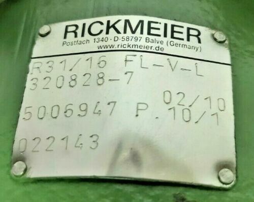 Rickmeier R31/16 FL-V-L Hydraulic gear pump - NEW