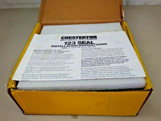 Chesterton 123-1-15 SPK CB/CR Spare Seal Kit - NEW