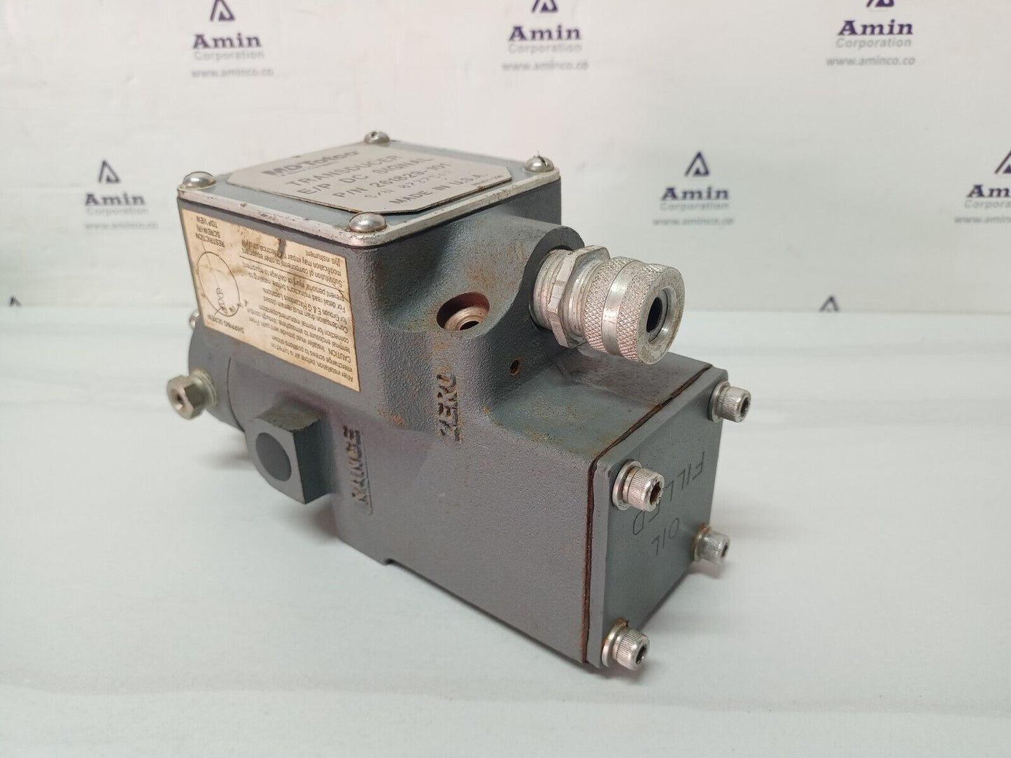 Siemens 77-3A E/P TRANSDUCER MD Totco P/n: 261829-101