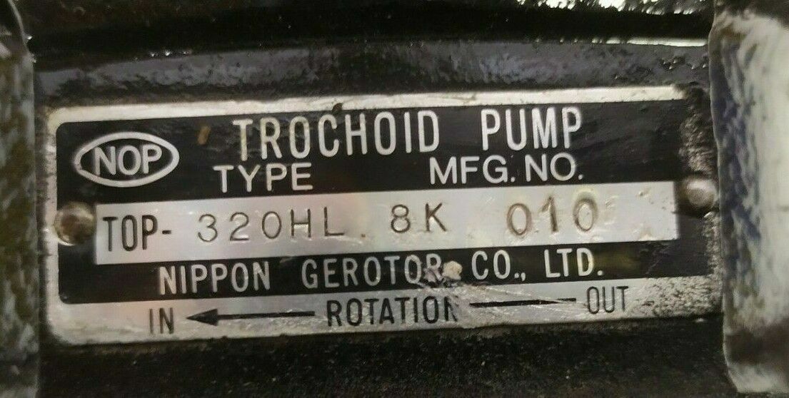 Nippon Gerotor TOP-320HL Oil Pump Trochoid Pump