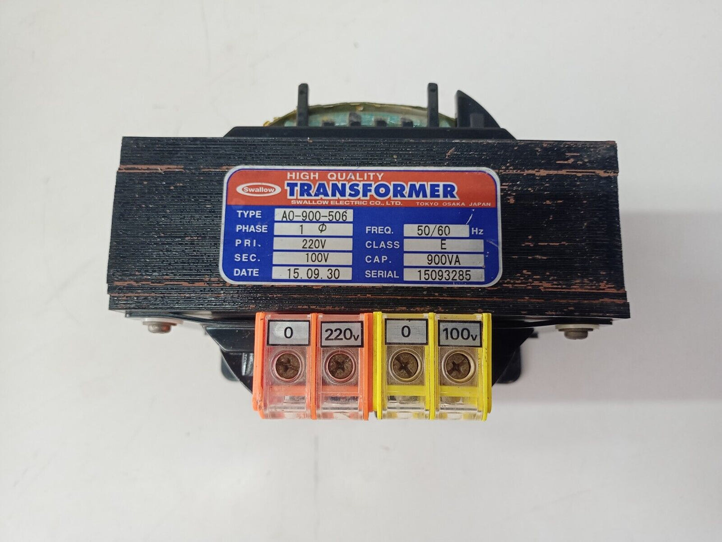 Swallow electric A0-900-506 high quality transformer 900VA 50/60Hz
