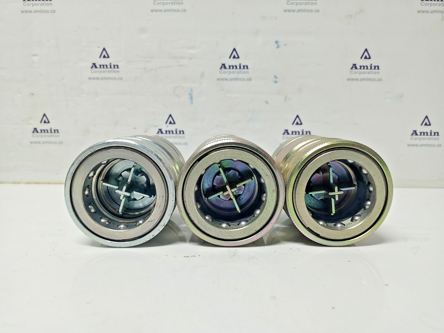 Snap-tite VHC-24 steel coupler Hydraulic Quick Connect Hose Coupling -lot of 3pc