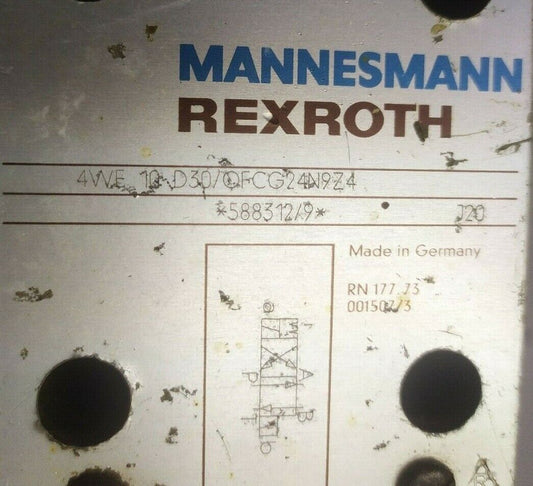 Rexroth 4WE 10 D30/OFCG24N9Z4 Solenoid operated Directional control valve