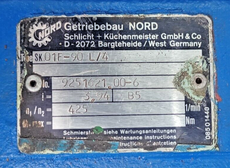 Blohm+Voss BV-5 Progressive cavity single screw pump - Pressure Tested #2