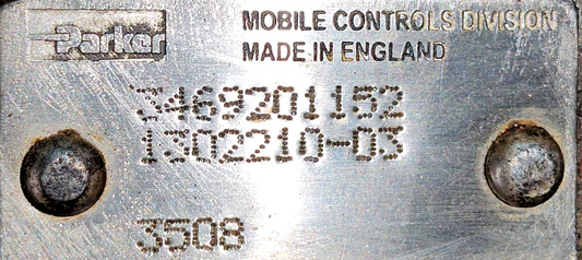 Parker 3469201152 Hydraulic Directional control valve - NEW