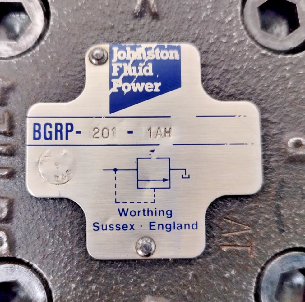 Johnston Fluid power BGRP-201-1AH Pressure Control valve - NEW