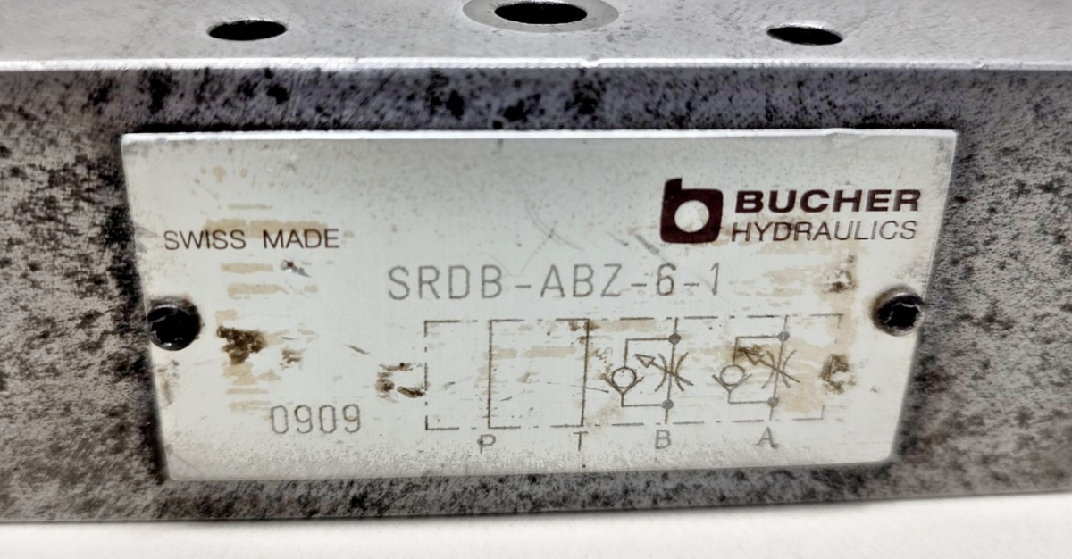 Bucher SRDB-ABZ-6-1 Hydraulic Valve