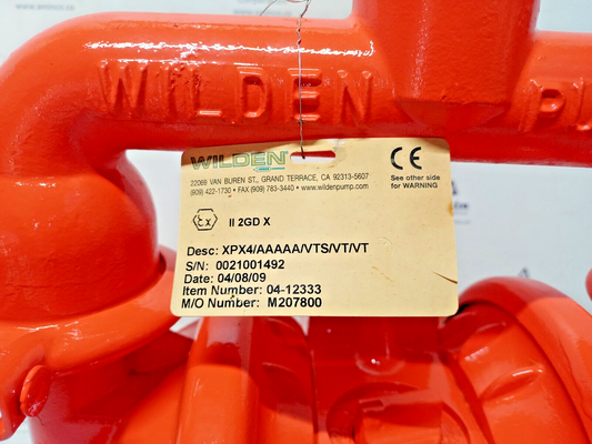 WILDEN pump XPX4/AAAAA/VTS/VT/VT Air Operated Diaphragm Pump Aluminum