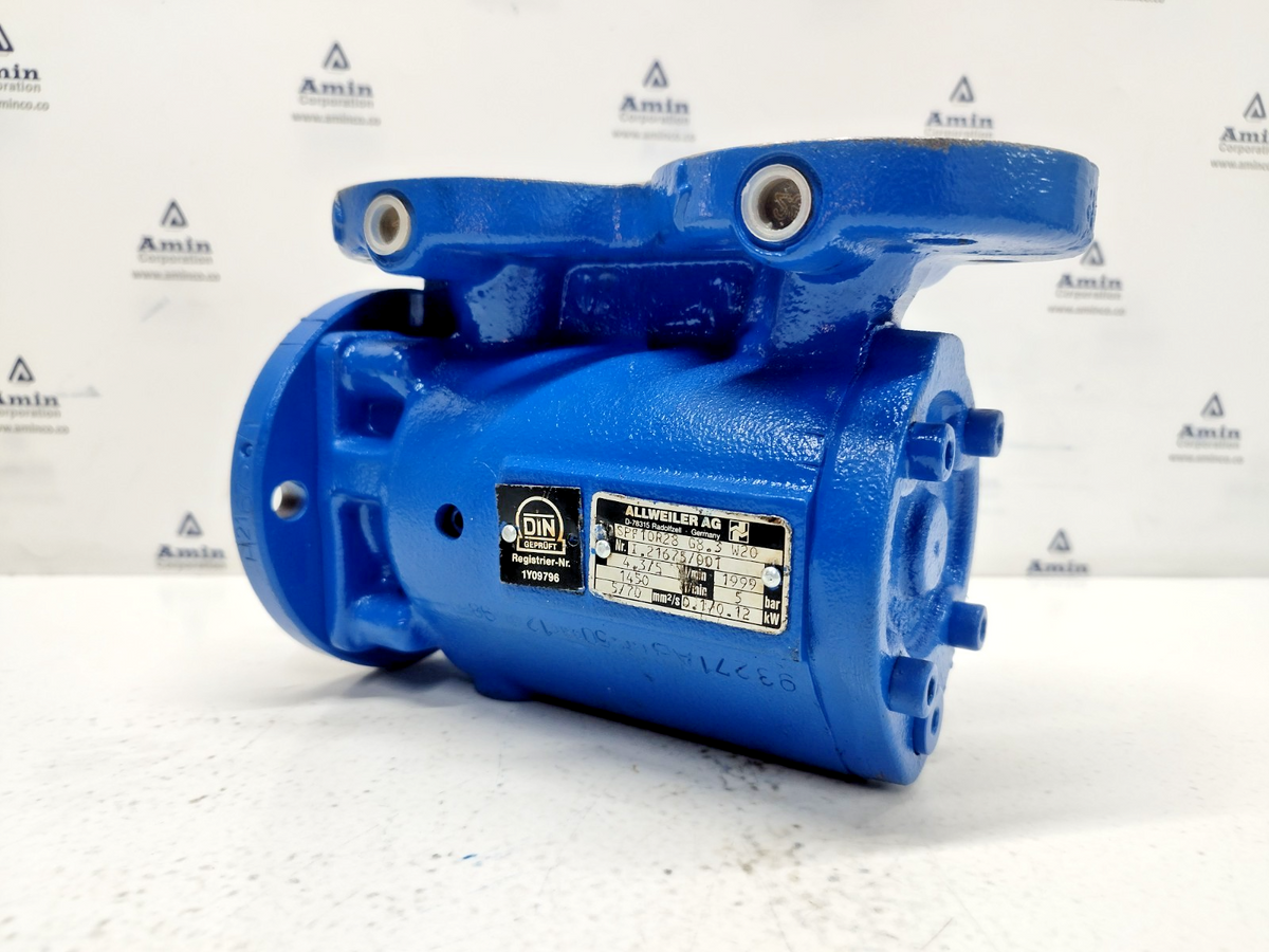 Allweiler SPF10 R28 G8.3 W20 Triple screw pump - Pressure Tested