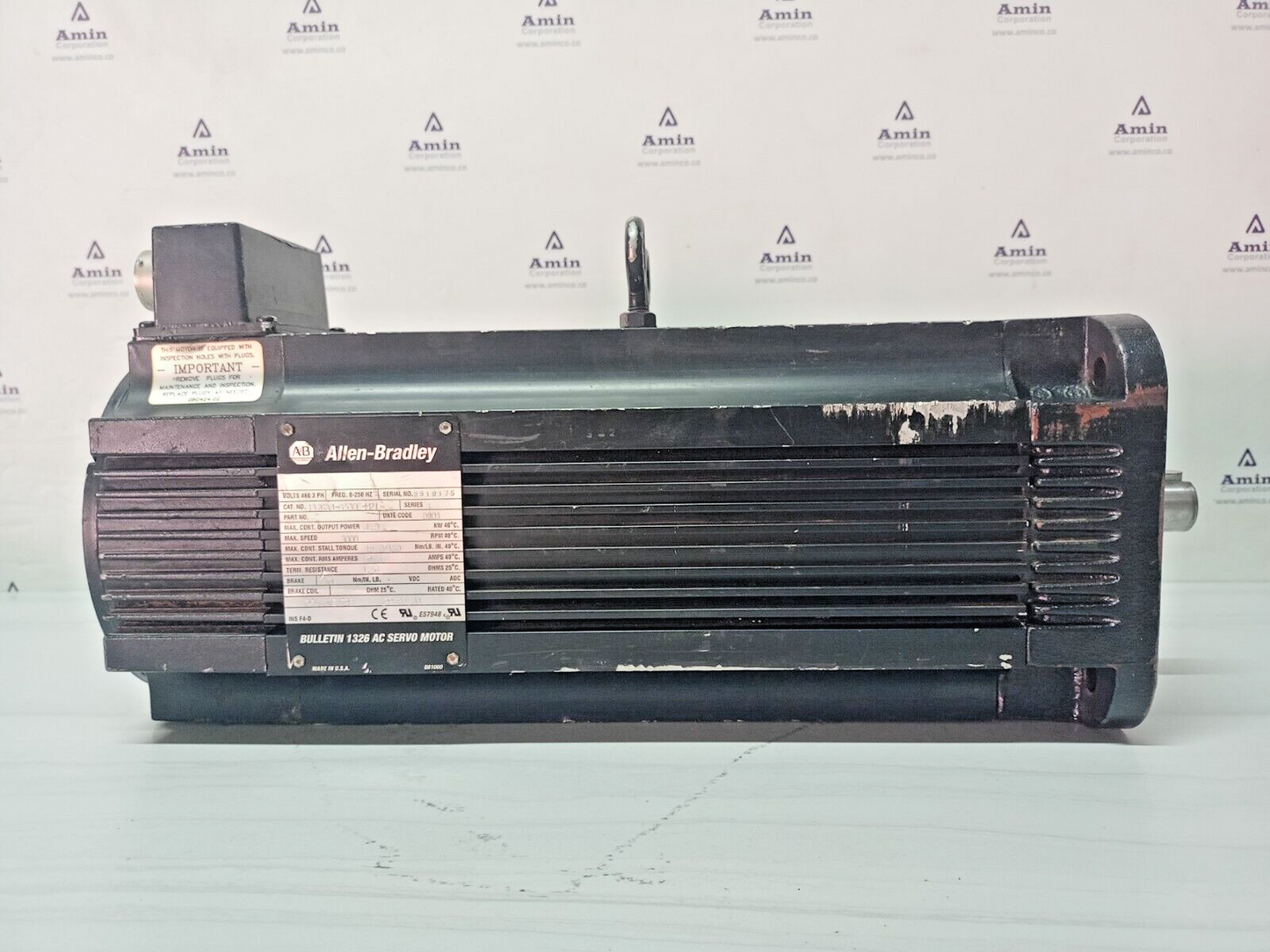 Allen-Bradley 1326AB-B530E-M2L AC Servo Motor 460V, 18Nm, 3000RPM