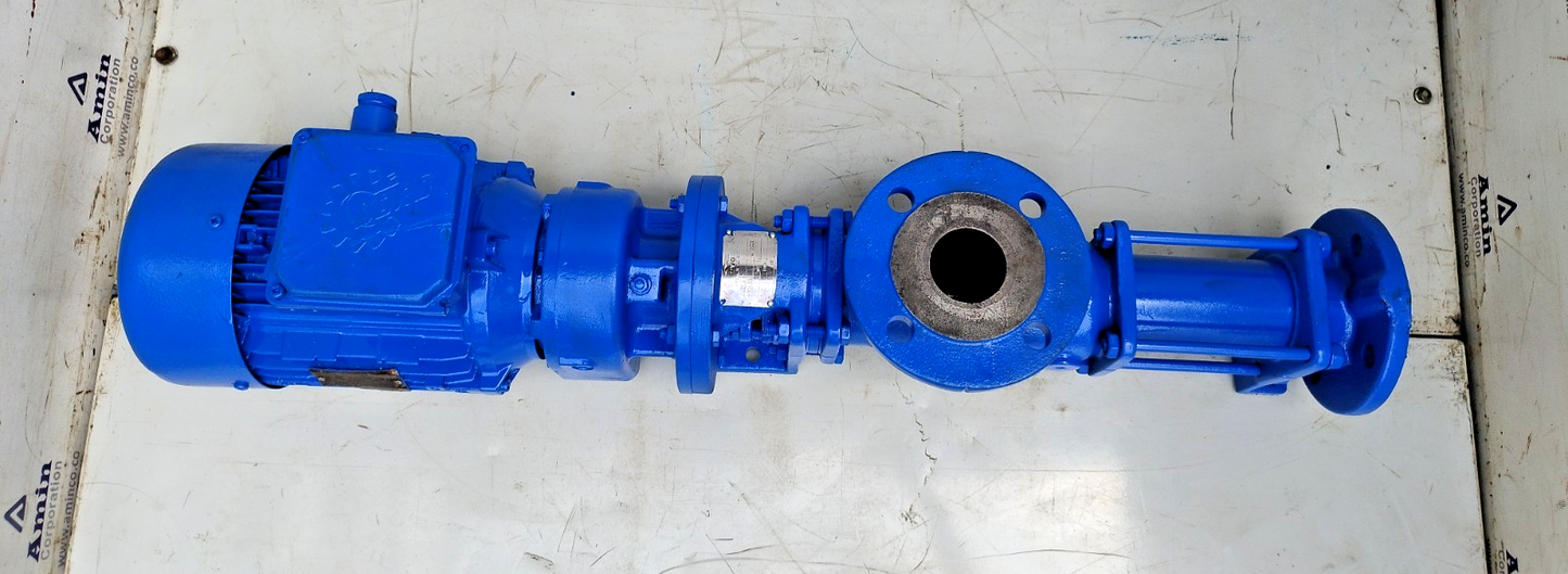 RWO Bremen Type: AEP 4 Single screw pump sludge pump complete - Pressure Tested
