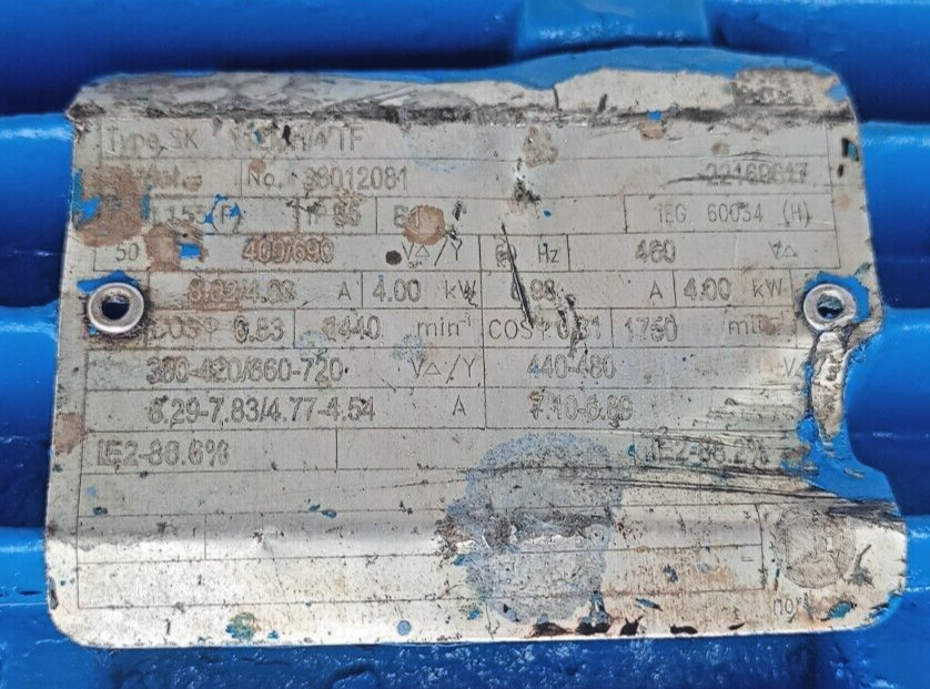 Allweiler AEB 1L 381 Progressive cavity single screw pump