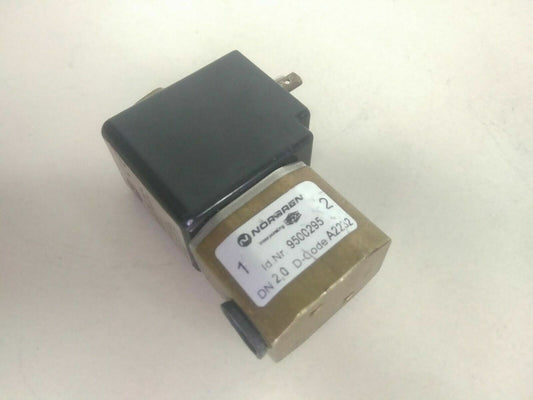 NORGREN 9500295 2-Way Brass Solenoid Valve G1/8" 230V 40-60 Hz 12 VA -NEW