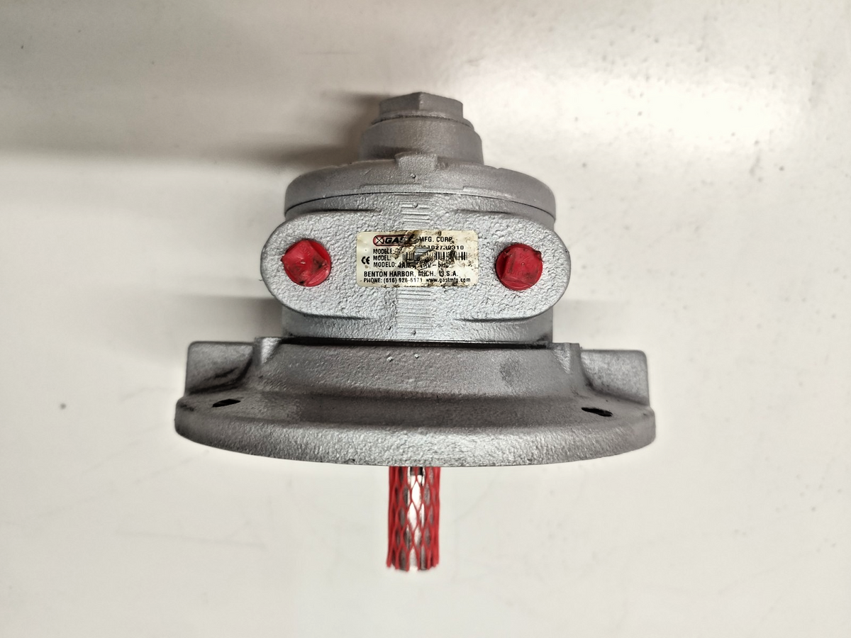 Gast 4AM-NRV-50C Air motor, 1.7HP/1.25KW, 78 cfm, 3000rpm, 7bar/100psi - NEW