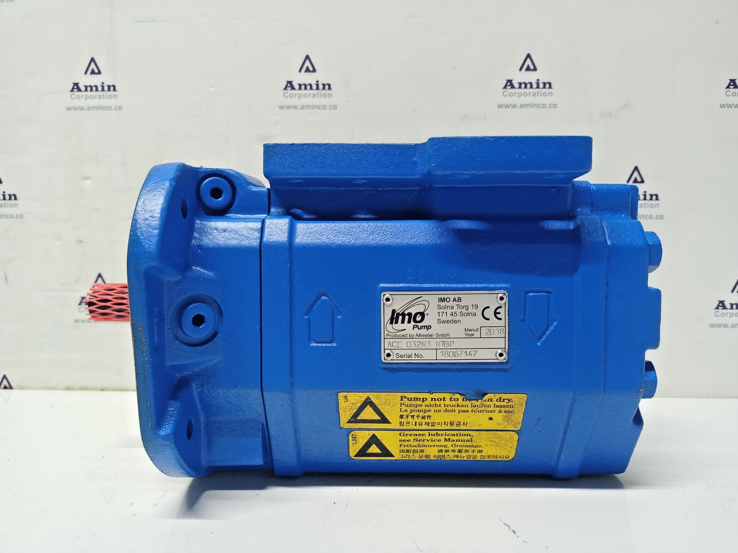 IMO ACE 032N3 NTBP Triple Screw Pump - NEW Mfg.2018