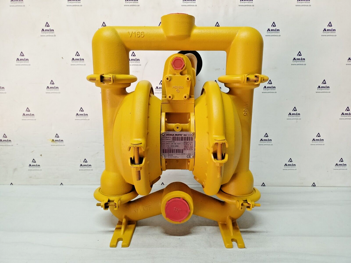 VERSA-MATIC E4AA1R110 Air Operated Diaphragm Pump Aluminum - TESTED