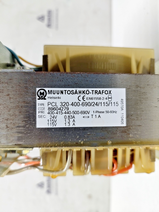 Muuntosahko-Trafox PCL 320-400-690/24/115/115 Transformer