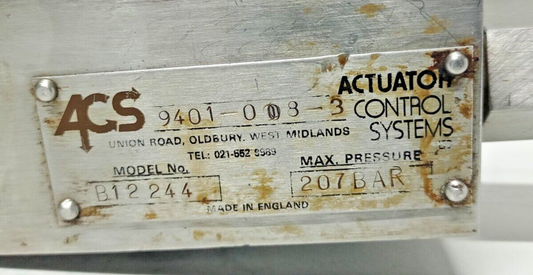 ACS- Actuator control systems B12244, 9401-008-3, DN3-3/2P