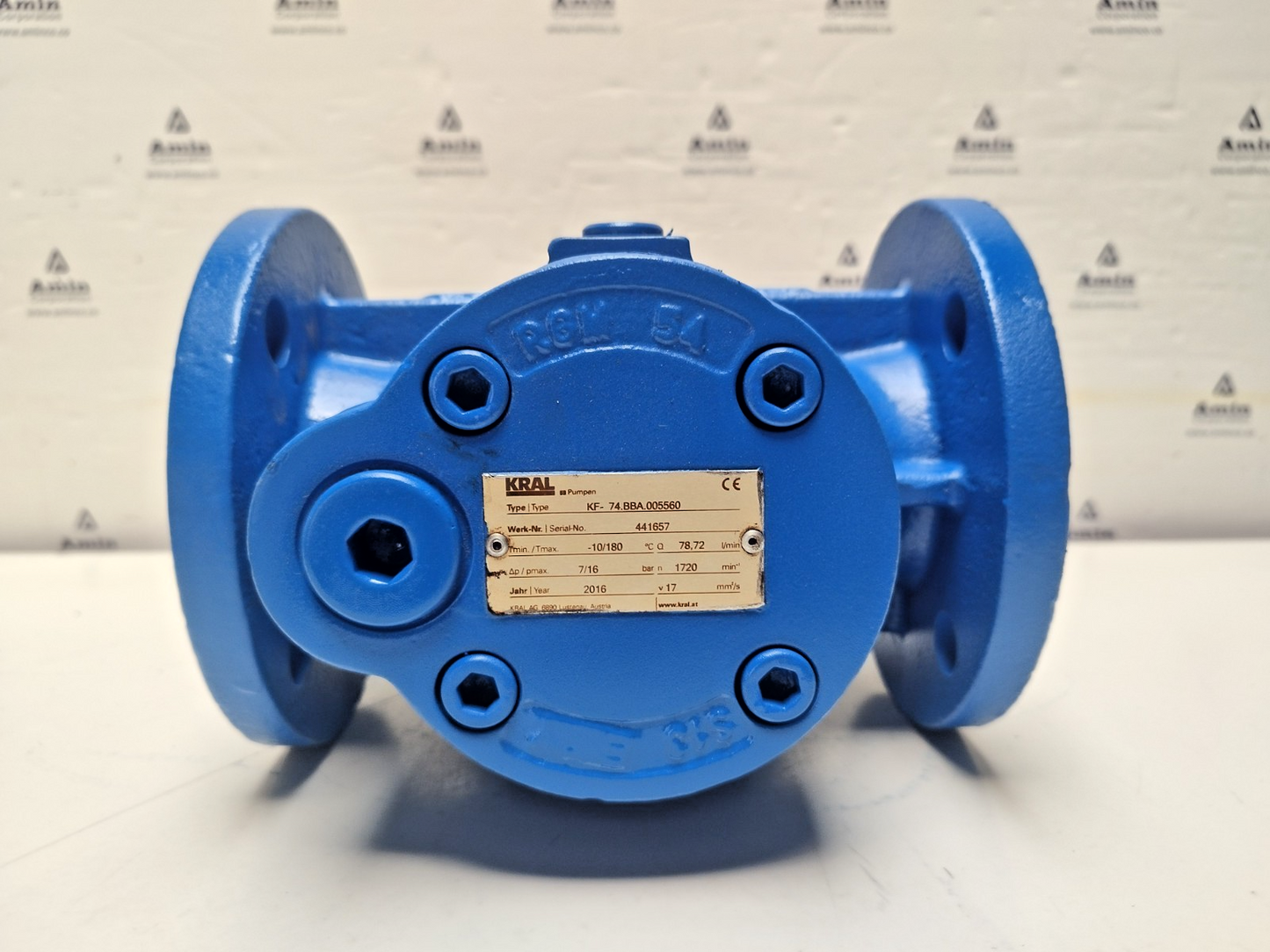 Kral KF-74.BBA Triple Screw Pump Mfg. 2016 - Refurbished and Tested