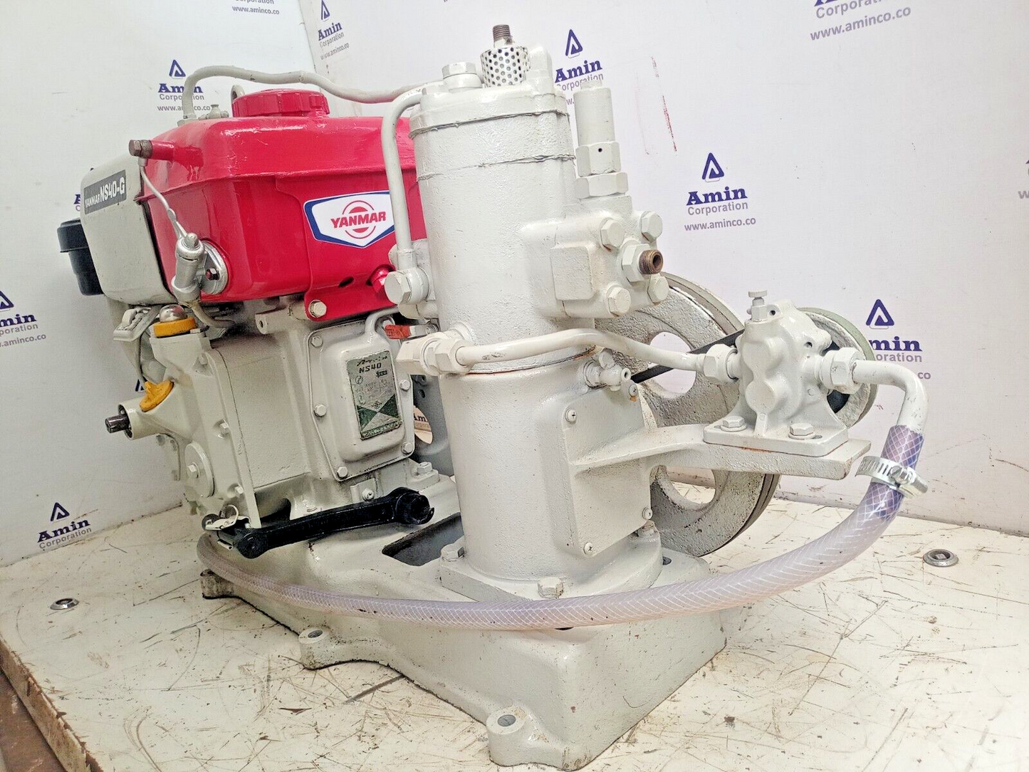 Yanmar Diesel Engine NS40-G with Emergency Air compressor - Tested