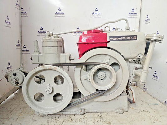 Yanmar Diesel Engine NS40-G with Emergency Air compressor - Tested