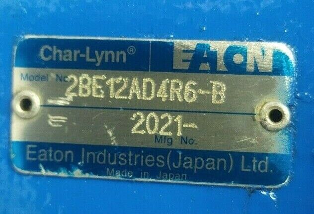 Eaton Char-lynn 2BE12AD4R6-B Hydraulic Motor