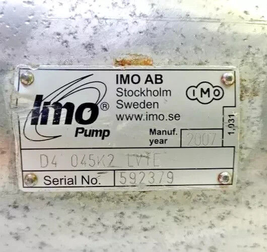 IMO pump D4 045K2 LVTE Triple screw pump