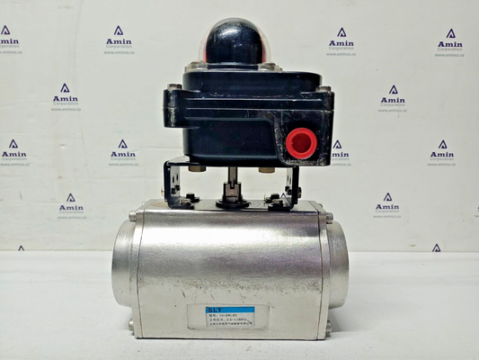 SLT 10-SR-85 Pneumatic Actuator 0.5-1Mpa with APL312N Limit Switch box - TESTED