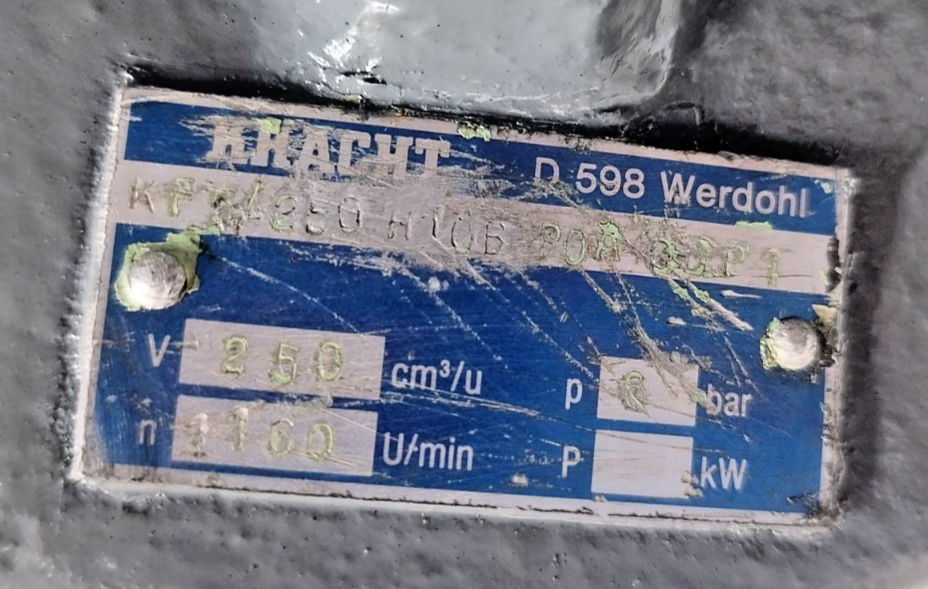 Kracht KF5/250 H10B P0A 0DP1 Hydraulic Gear pump - NEW