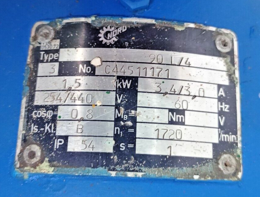 Blohm+Voss BV-5 Progressive cavity single screw pump - Pressure Tested #2
