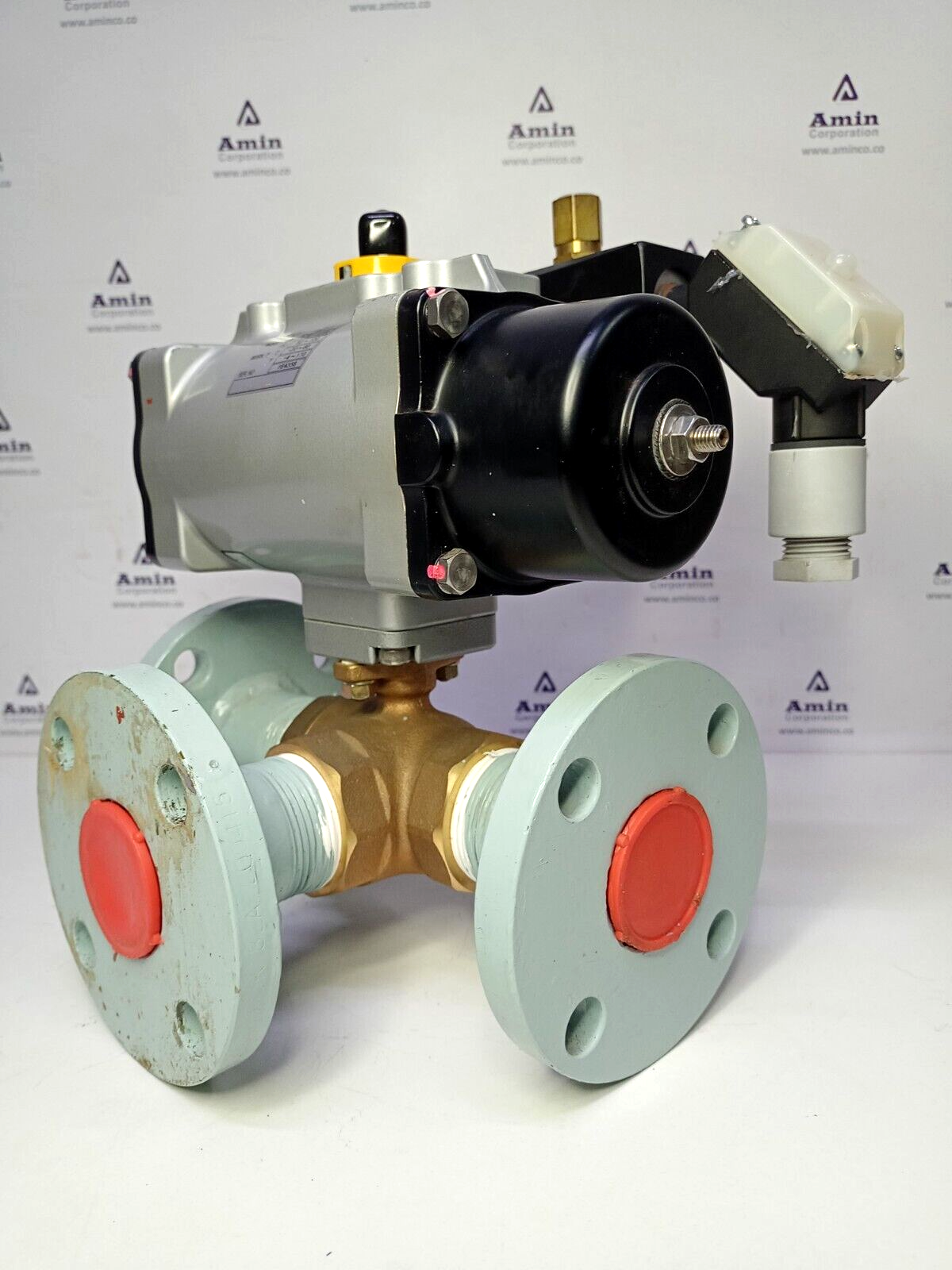 Heishin 3-Way Air valve for HFM-200 oily water separator W/ Kitz FBS-1 Actuator