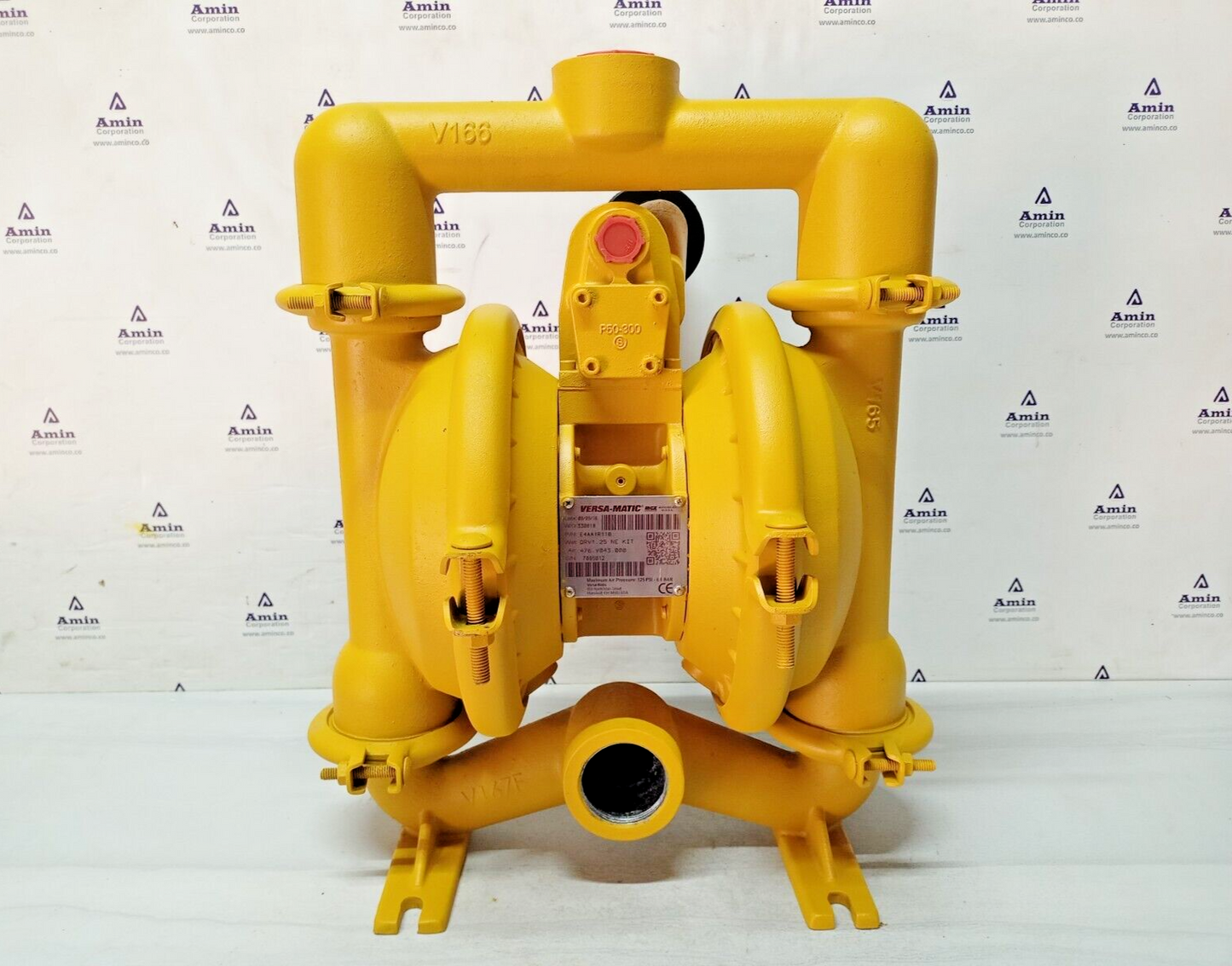 VERSA-MATIC E4AA1R110 Air Operated Diaphragm Pump Aluminum - TESTED