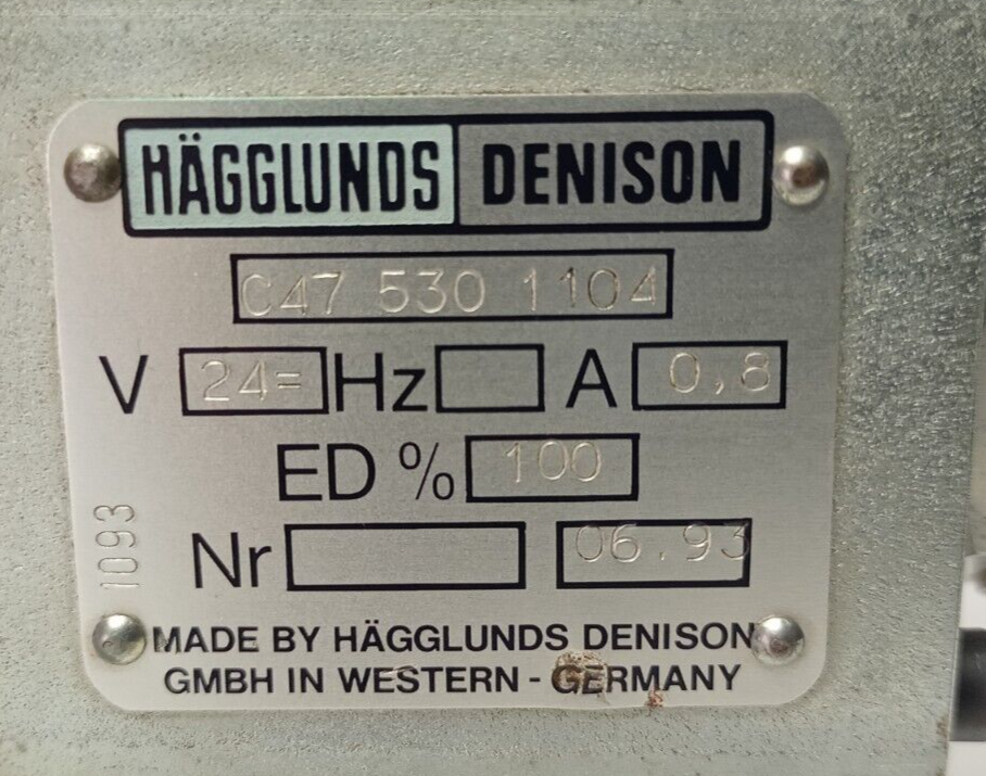 Denison VP01 30 0Q A1 with R4V 03 593 12 P1 - NEW