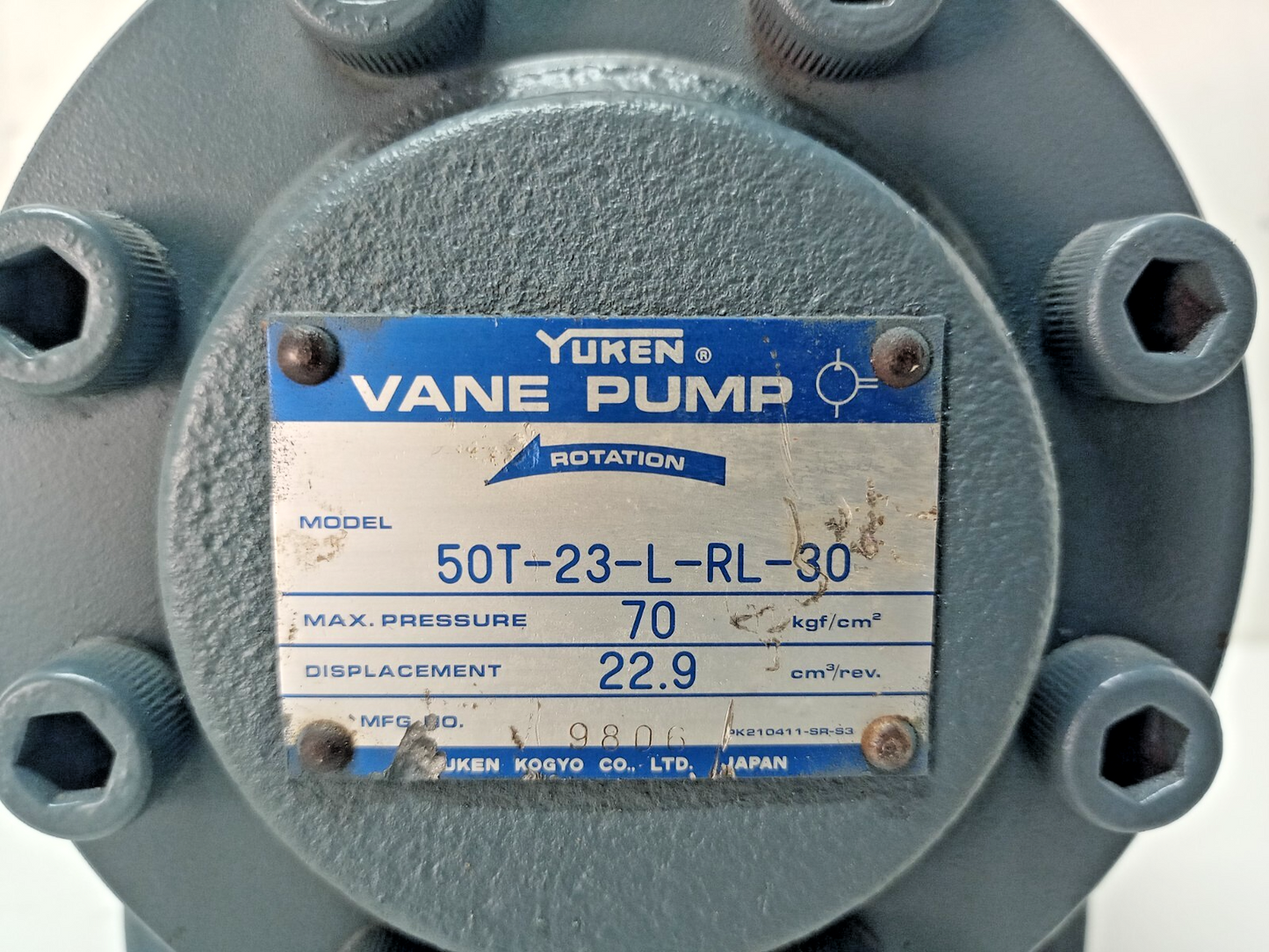 YUKEN 50T-23-L-RL-30 Hydraulic Vane pump - New