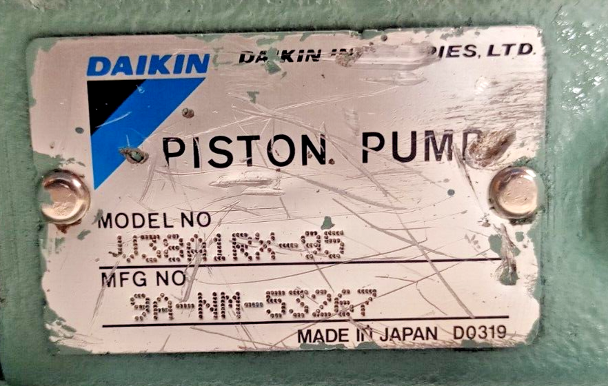Daikin V38A1RX-95 Hydraulic Piston Pump