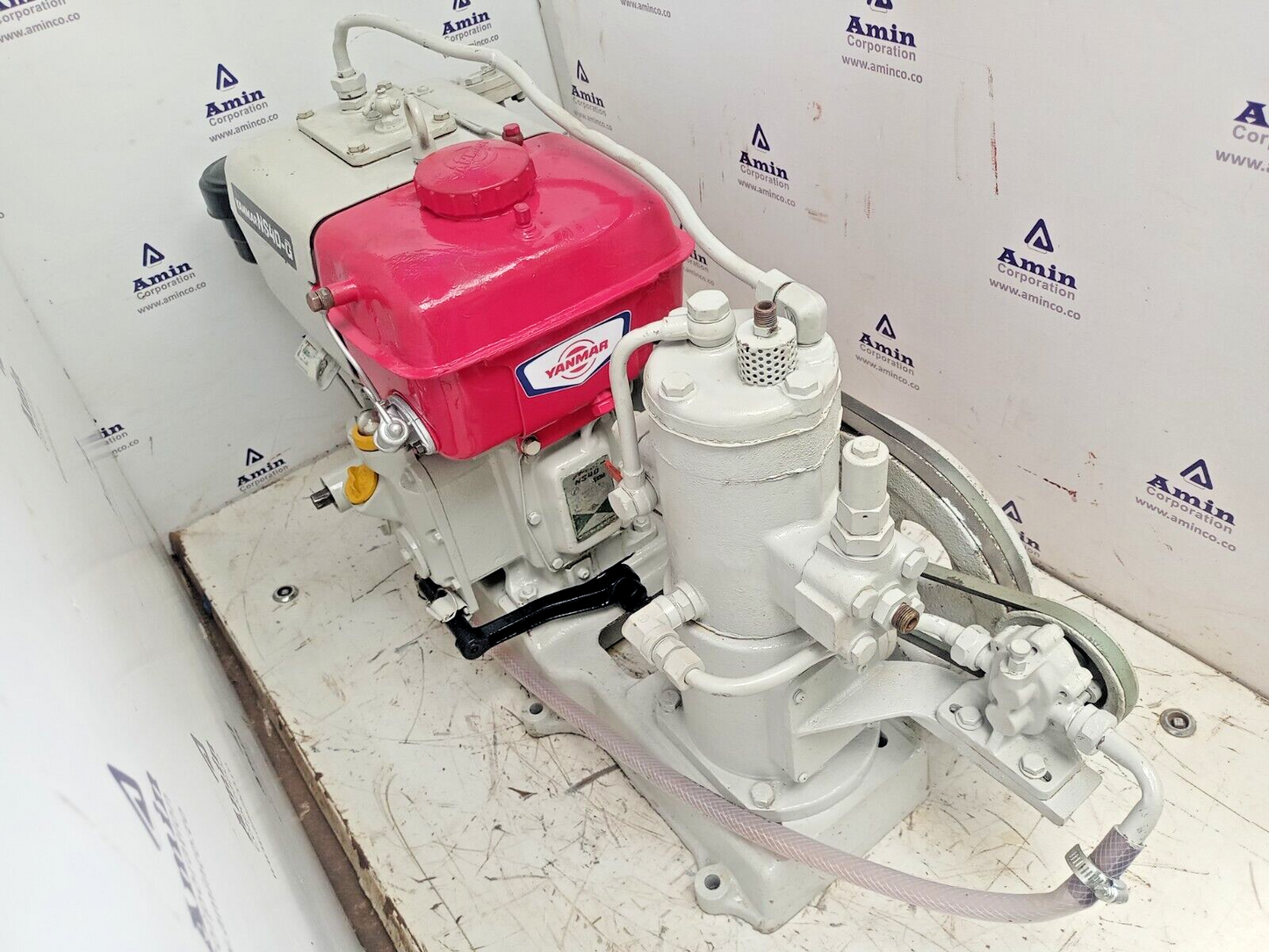 Yanmar Diesel Engine NS40-G with Emergency Air compressor - Tested