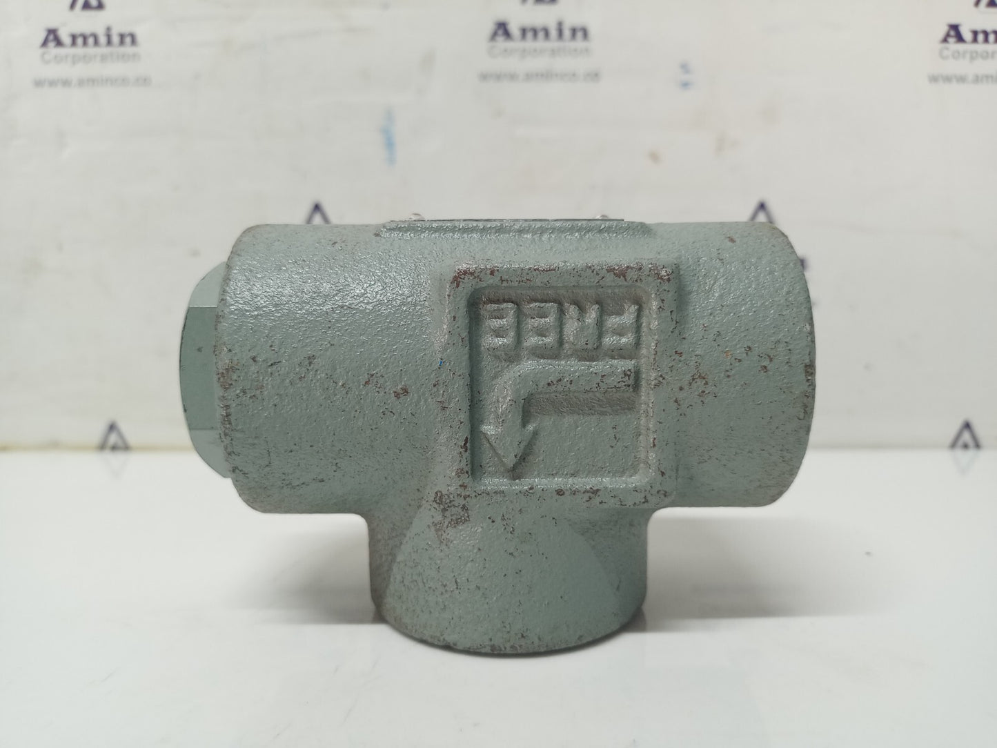 Yuken CRT-06-04-50 Right angle Check valve - NEW