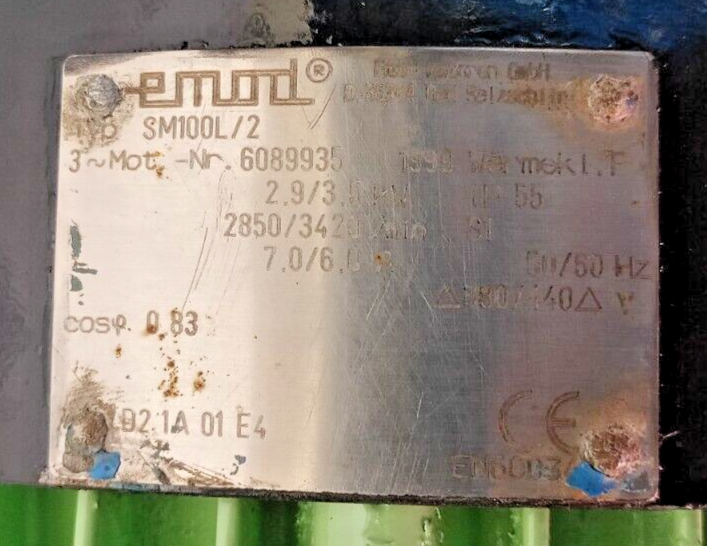 Aquachem 4/HK 50-1-120-F-W1 Centrifugal pump - Tested
