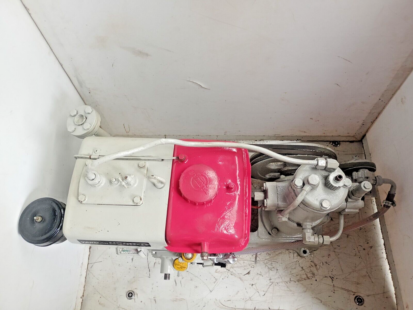Yanmar Diesel Engine NS40-G with Emergency Air compressor - Tested