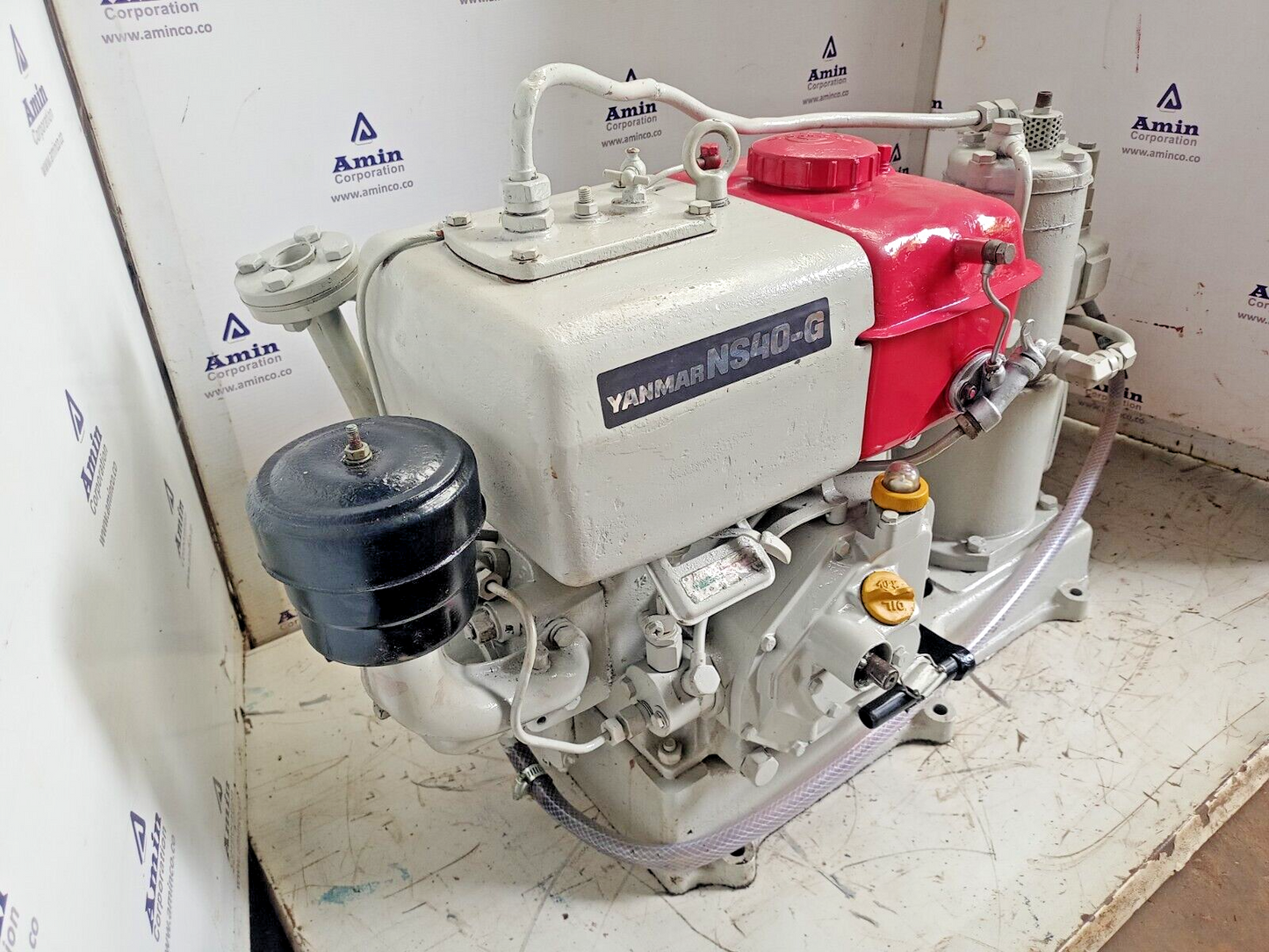 Yanmar Diesel Engine NS40-G with Emergency Air compressor - Tested