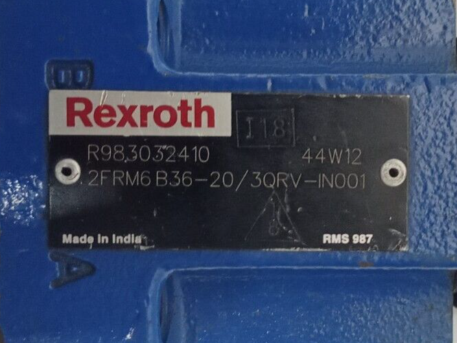 Rexroth 2FRM6B36-20/3QRV-IN001 Flow control valve R983032410 - NEW