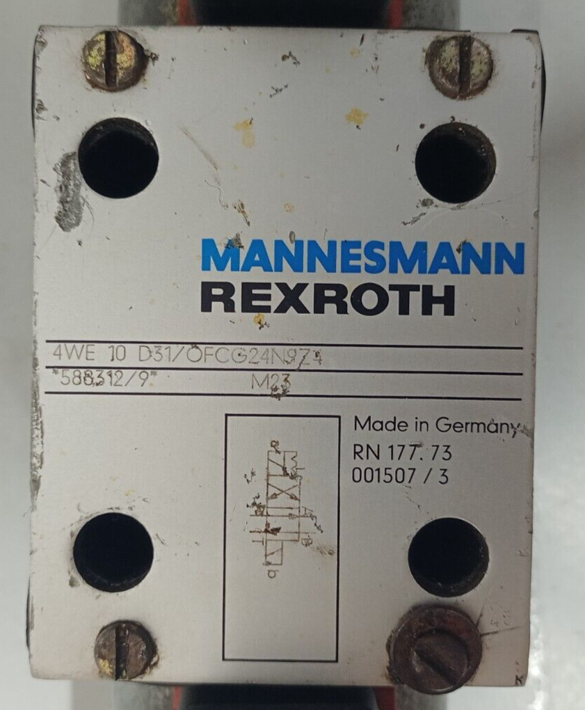 Mannesmann Rexroth 4WE 10 D31/OFCG24N9Z4 Solenoid Directional control valve