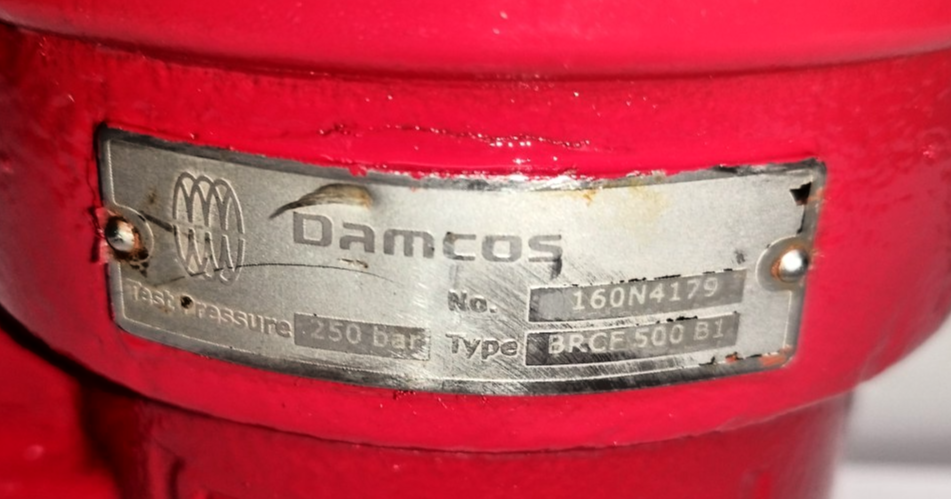 Damcos BRCF 500-B1 160N4179 Hydraulic Single-Acting Balanced Rotary Actuator #3