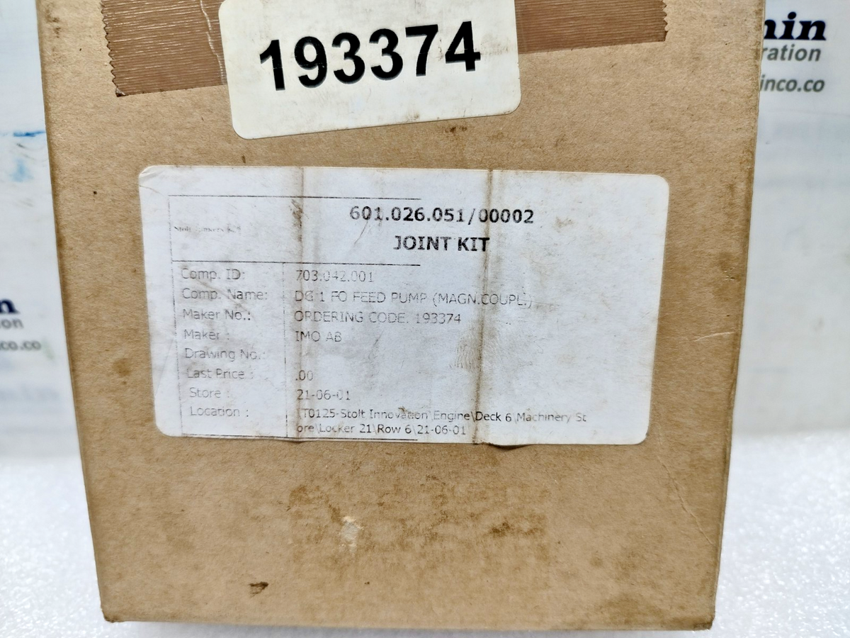 IMO Pump ACE 025N4 Magnetic Coupling Rotor Set G012 & Minor kit/Repair kit - NEW