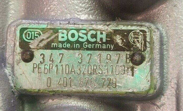 Bosch PE6P110A320RS3109 Fuel pump 0401876729 For Volvo penta TD100CRC